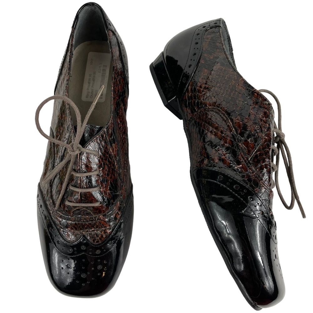 Mark Lemp Classics by Walking Cradles Ultra Shine Snake Patent Leather 8.5 Wide